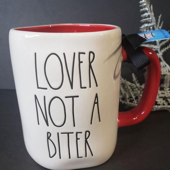 NEW Rae Dunn Looney Tunes Collectible Tasmanian Devil Double Sided Stoneware Mug - Picture 2 of 5